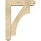 Ekena Millwork Westlake Craftsman Rough Sawn Bracket w/ Offset Brace, Douglas Fir, 6"W x 22"D x 30"H BKT0604X22X30WTL04RDF - alternate 3